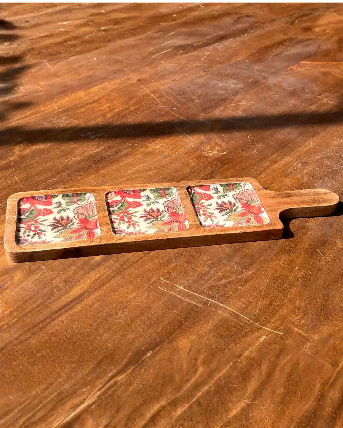 Artisan Wooden Cheese Presentation Board