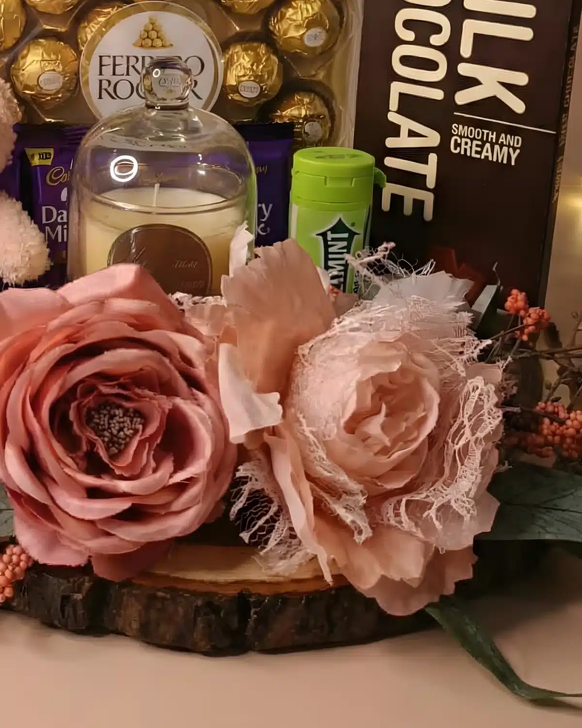 Blush Romance Luxury Chocolate & Teddy Hamper