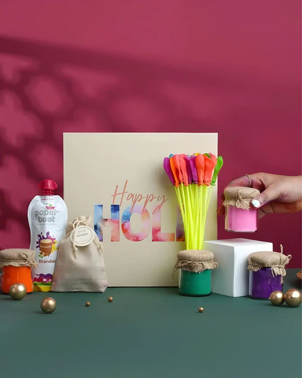 Colorful Holi Gift Hamper