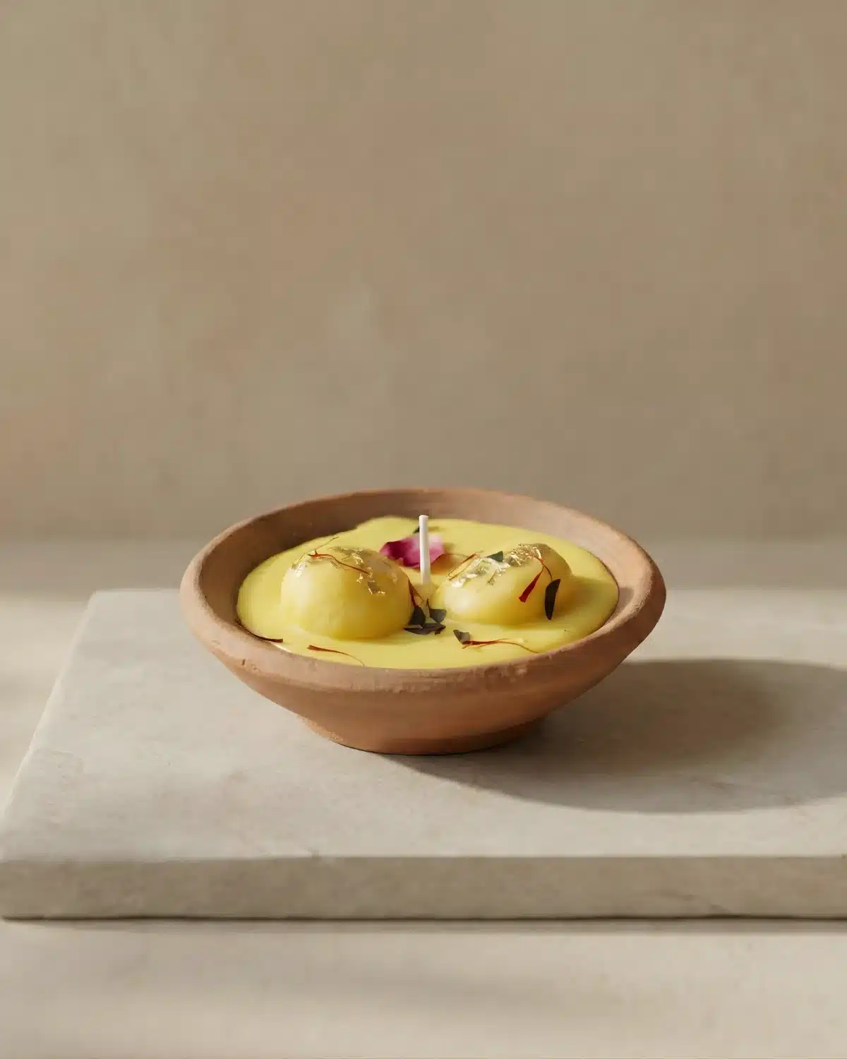 Rasmalai candle