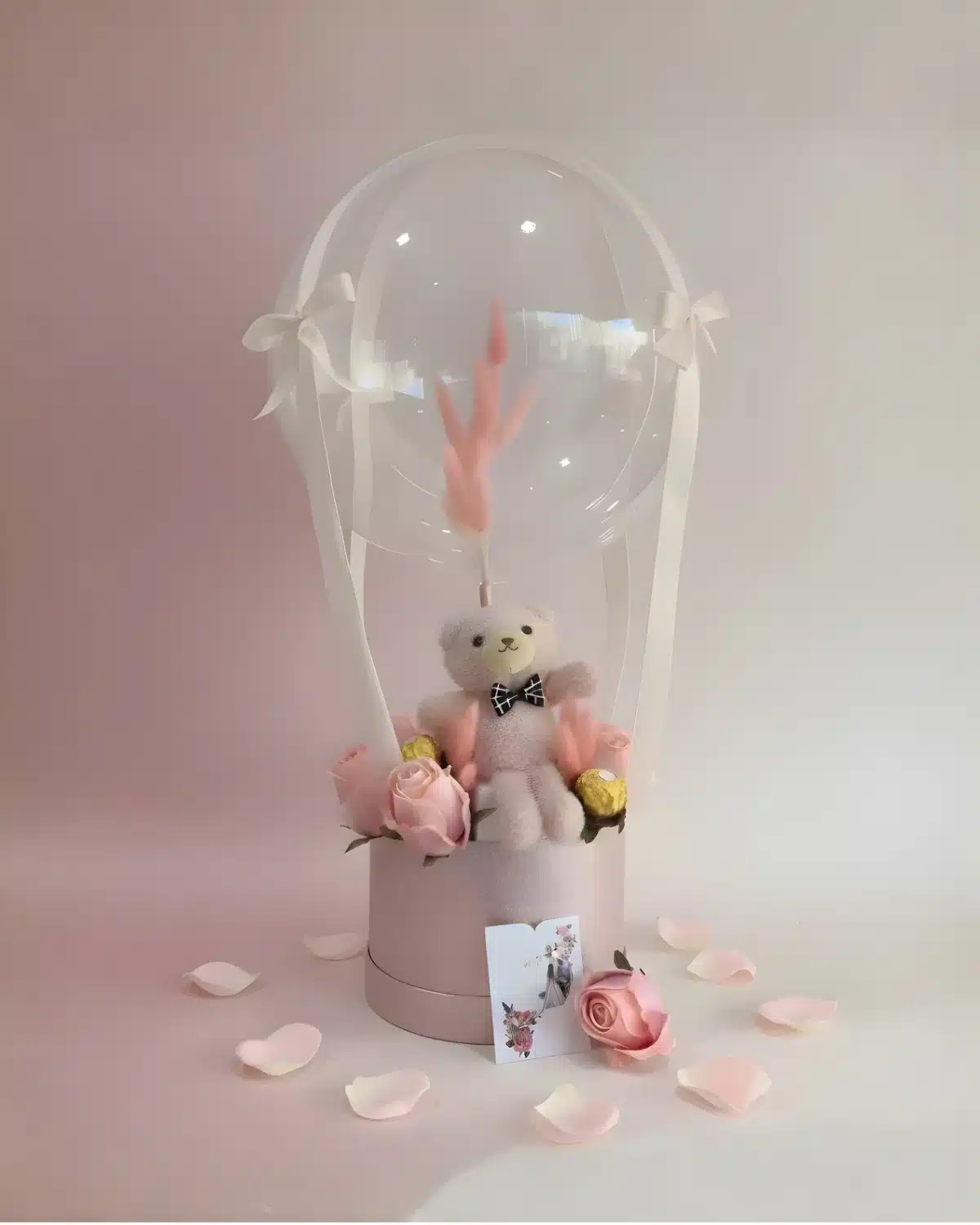 Teddy Bear and Balloon Love Box