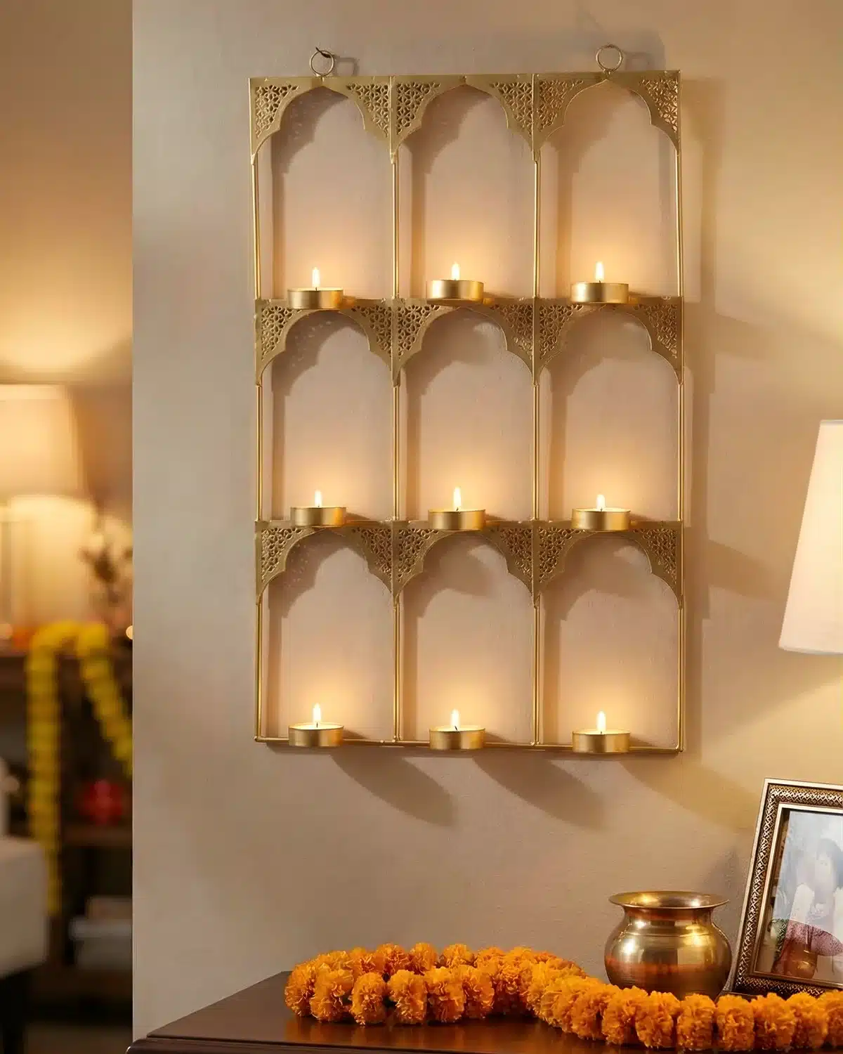 Wall Mounter Tea Light Candle Holder