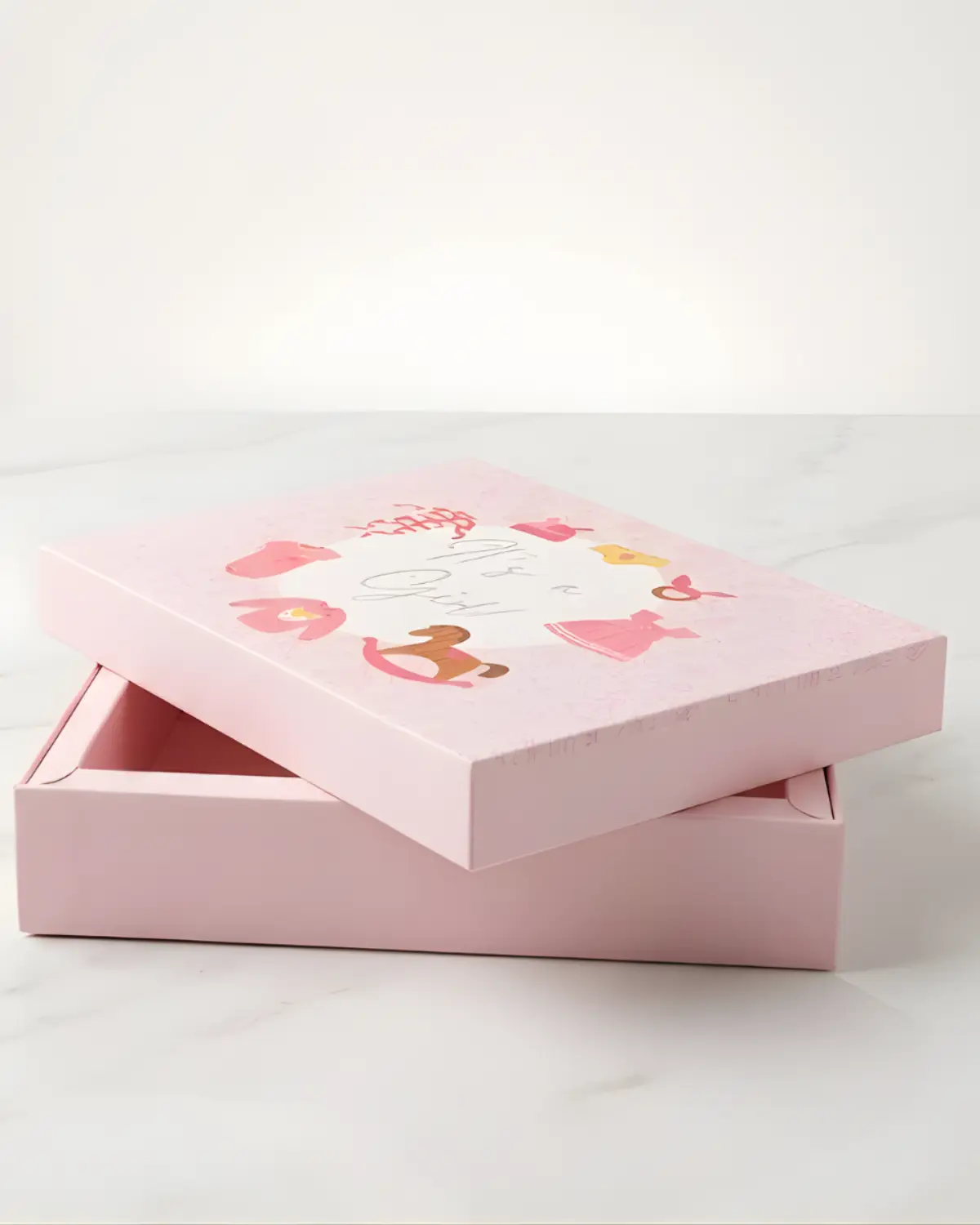 “It’s a Girl” Baby Gift Box – Premium Baby Shower Hamper for Newborn Girl | Luxury Return Gift Packaging