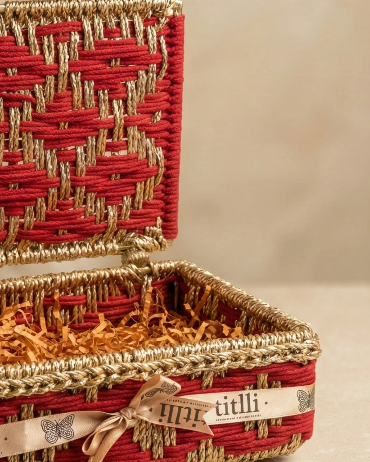 Royal Handwoven Square Basket