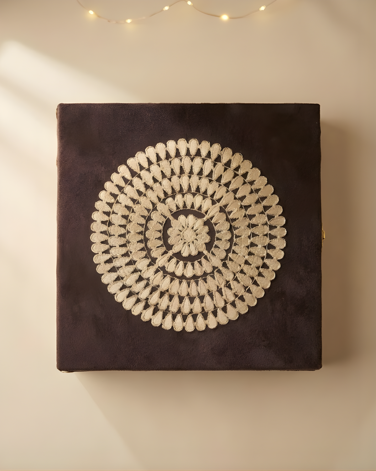 Titlli Handmade Wooden Gift Box with Premium Velvet Finish